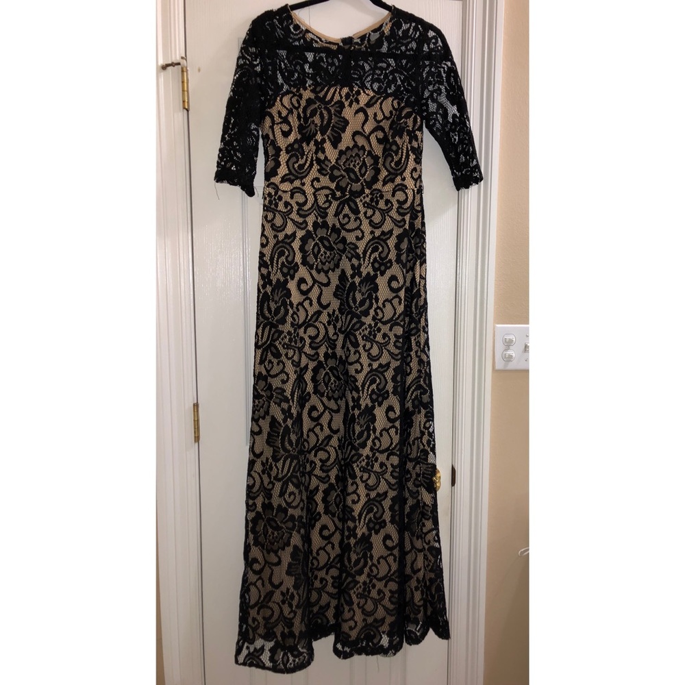 Formal Black & Nude Dress🖤:)